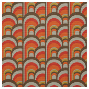 tissu les années 70 rétro