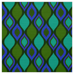 Tissu les années 70 rétro