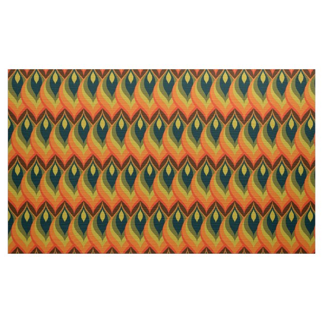 tissu les années 70 rétro élégant de mod (Yard)