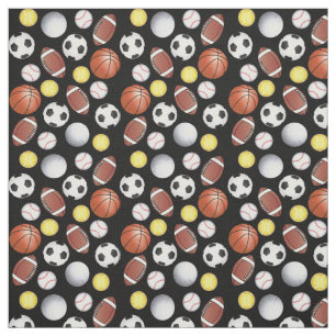 Tissu Les balles de sport