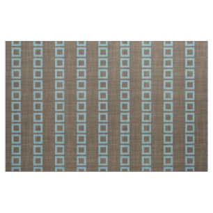 Tissu Les Carrés Bleus Turquoises Motif Sur Le Café So