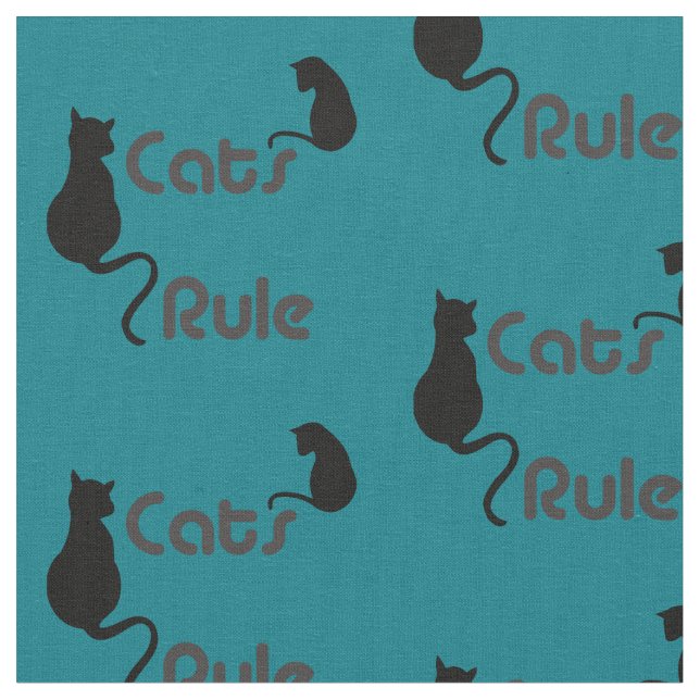 Tissu Les chats ont une couleur (Fermer)