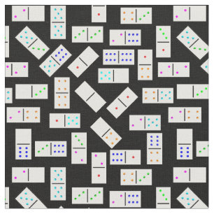 Tissu Les dominos modèlent sur n'importe quel arrière 