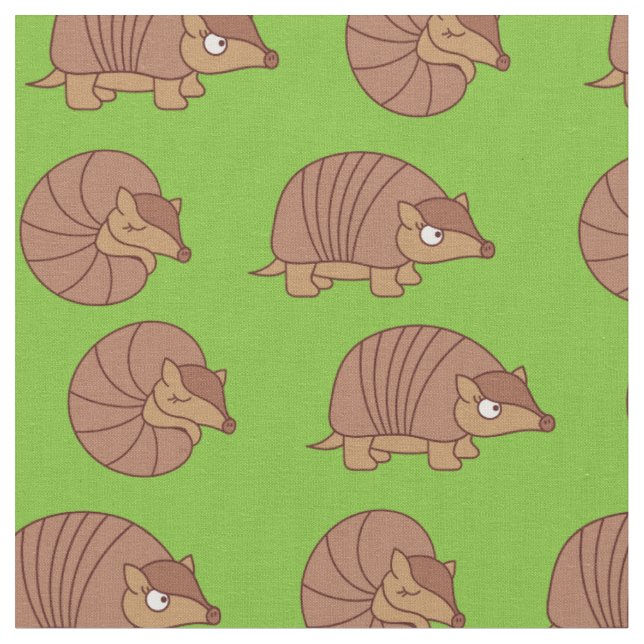 Tissu Les enfants caricaturés de Cute Armadillo (Fermer)
