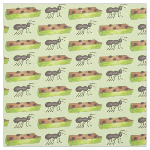 Tissu Les fourmis vertes sur une rondelle Célérine Célér