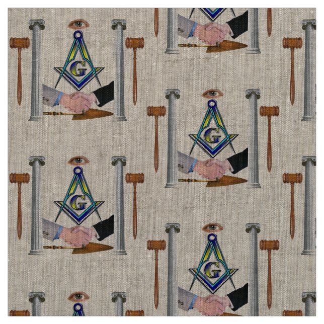 Tissu Les Frères. (Échantillon)