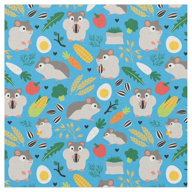 Tissu Les Hamsters et leurs cures (Fermer)