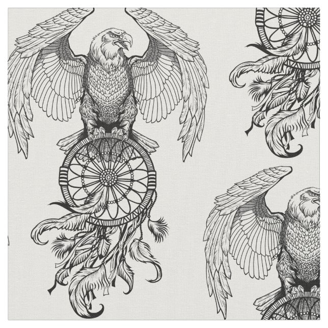 Tissu Les Indiens d'Amérique rêvent (Fermer)