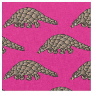 Tissu Les mignons Pangolins Les Enfants Dessinent Des Fi