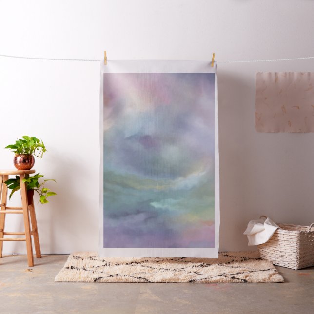 Tissu Les Pastels Whimsical | Dreamy Muted Rainbow Mottl (In Situ)