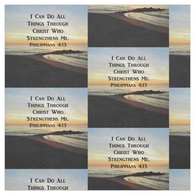 TISSU LES PHILIPPIENS QUI S'ATTAQUENT 4:13 SCRIPTURE VER (Échantillon)