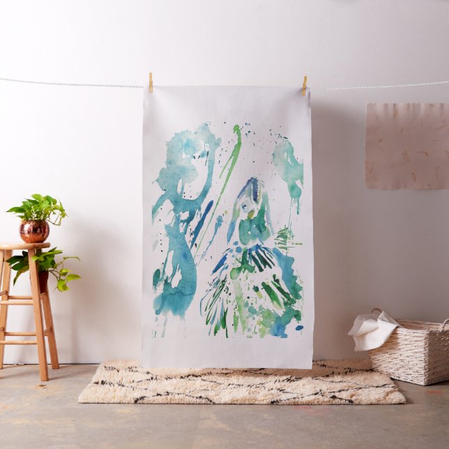 Tissu '' Les poissons '' (In Situ)