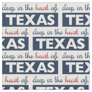 Tissu Les profondeurs rouges et bleues au coeur du Texas
