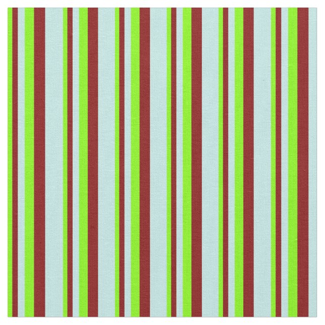 Tissu Les rayures de la Chartreuse, du Maroon et du Turq (Fermer)