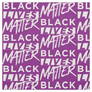 Tissu Les vies noires sont violettes