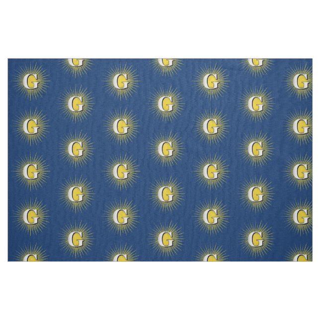 Tissu Lettre G - symbole maçonnique (Fat Quarter)