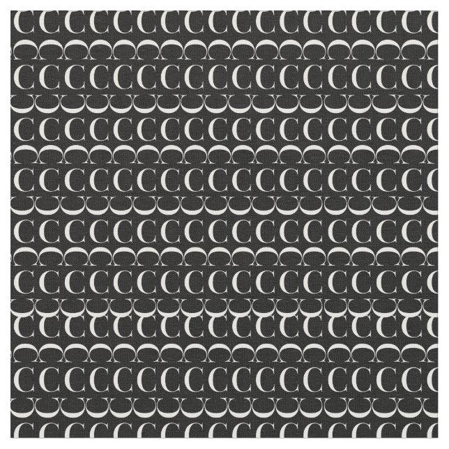 Tissu Lettre initiale C (Fermer)