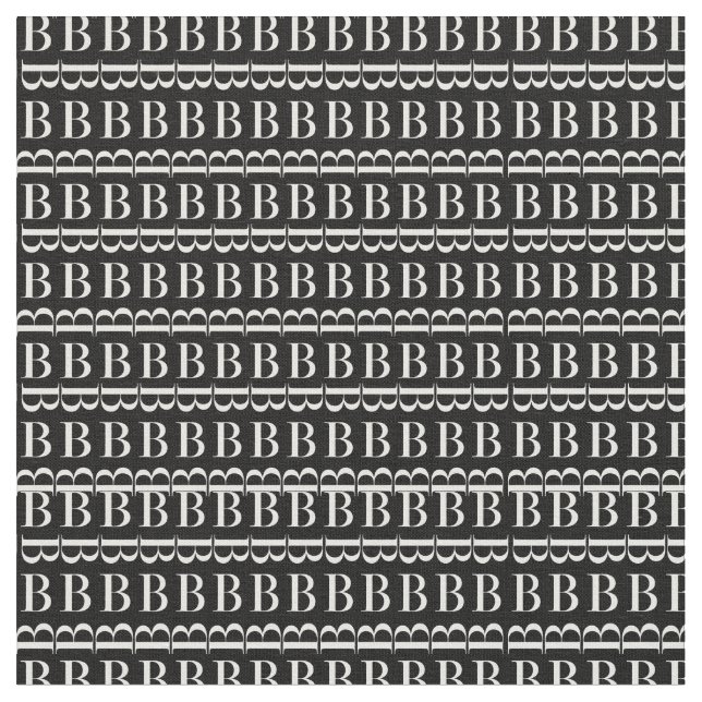 TISSU LETTRE INITIALE MONOGRAPHIQUE B (Fermer)