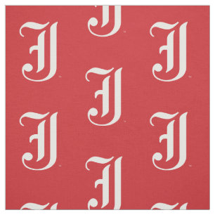 Tissu LETTRE JSU Classique de l'Université d'État de Jac