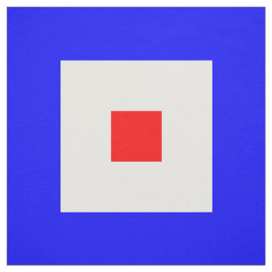 Tissu Lettre nautique W "whiskey " de drapeaux de code