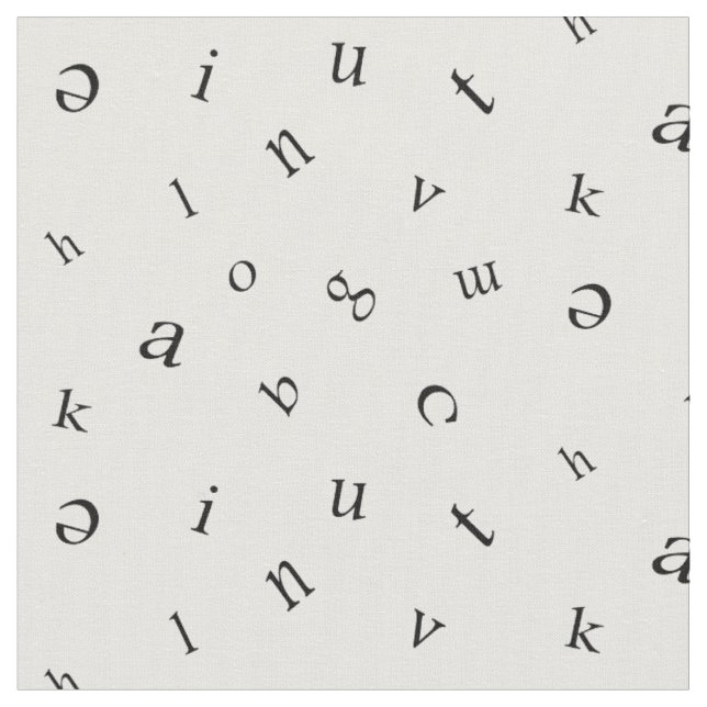 Tissu Lettres (Fermer)
