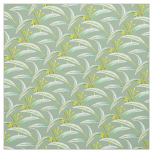Tissu L'eucalyptus part de l'art de peinture d'aquarelle