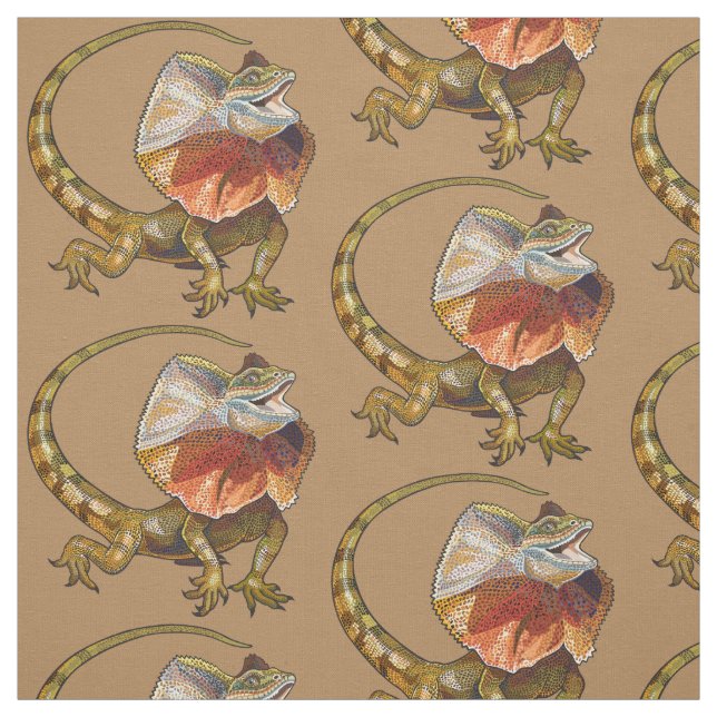 Tissu lézard étranglé de vrille (Échantillon)