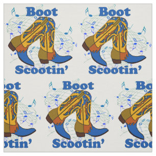 Tissu Ligne botte de cowboy de contredanse de danse