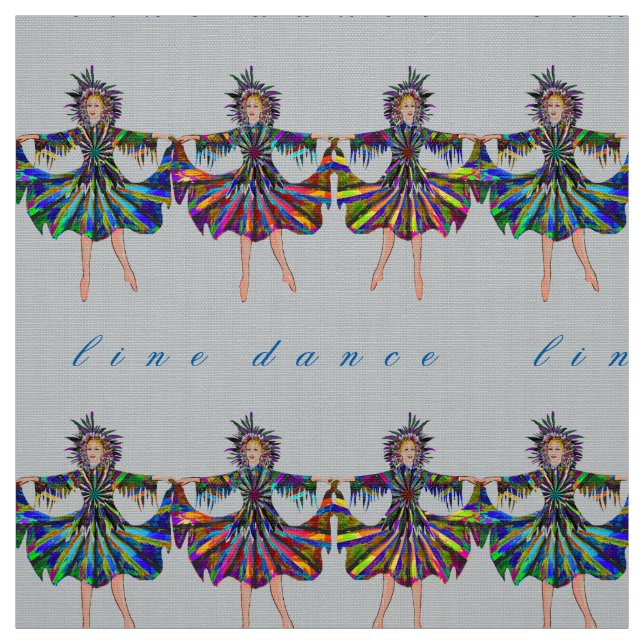 Tissu ligne danse (Échantillon)