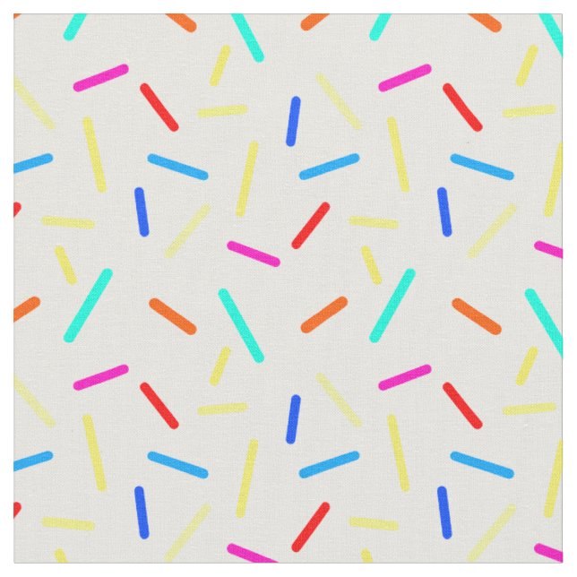 Tissu Ligne d'arrosage colorée Confetti Motif Wenjr (Fermer)
