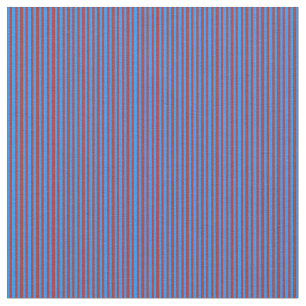 Tissu Lignes/bandes de couleur bleu et Brown Motif