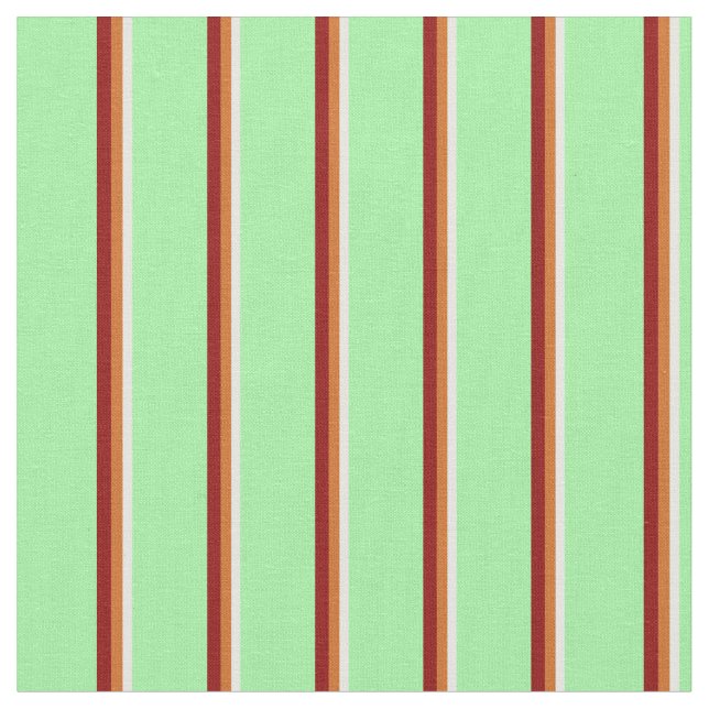 Tissu Lignes blanches, chocolatées, rouges foncées et ve (Fermer)