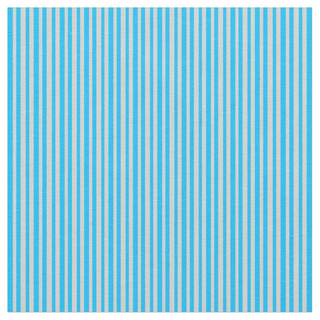 Tissu Lignes bleu ciel profond et gris clair (Fermer)