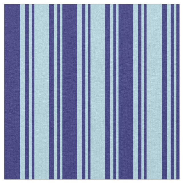 Tissu Lignes bleu clair et bleu nuit (Fermer)