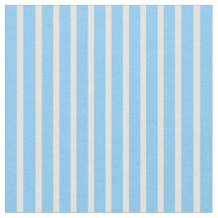 Tissu Lignes bleu clair jaune et ciel clair