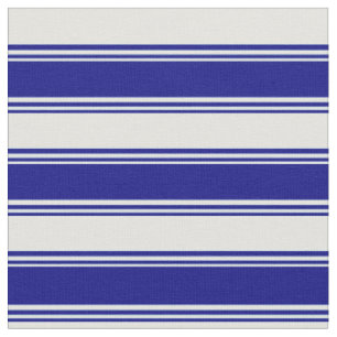 Tissu Lignes bleu et jaune clair