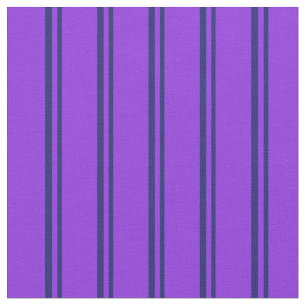 Tissu Lignes bleu et violet de minuit
