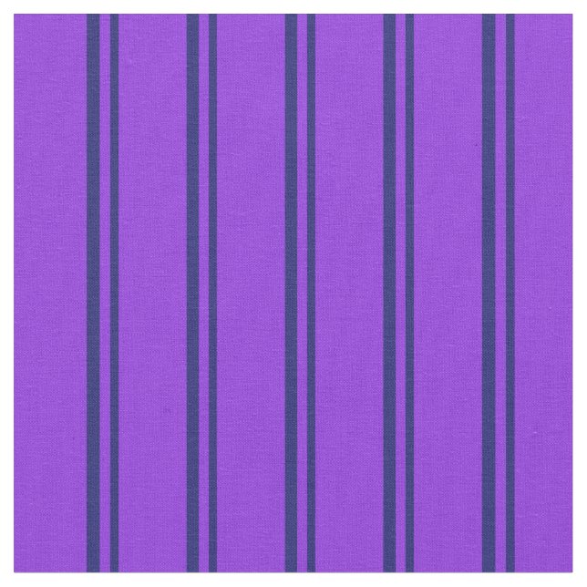 Tissu Lignes bleu et violet de minuit (Fermer)