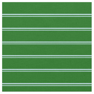 Tissu Lignes bleu poudre et vert foncé