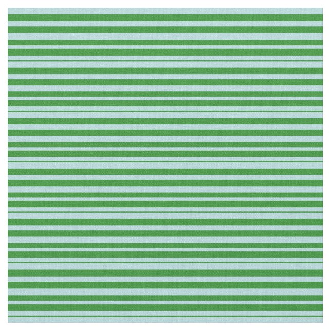 Tissu Lignes bleu poudre et vert forêt (Fermer)