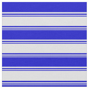 Tissu Lignes bleues et lavande