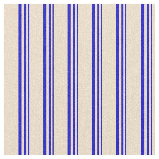 Tissu Lignes bleues et teintes bronzées (Fermer)