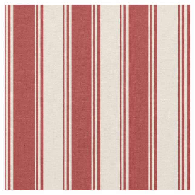 Tissu Lignes Brown et bisque (Fermer)