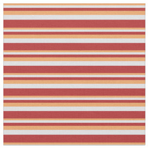 Tissu Lignes Brown, Lavande et rouge