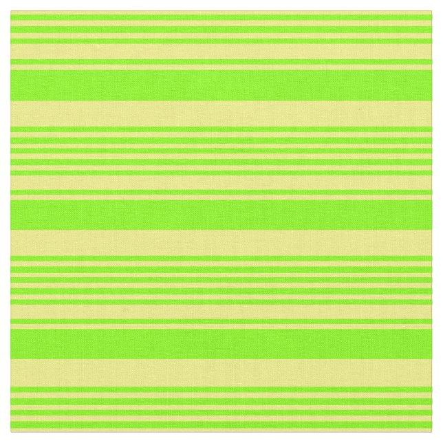 Tissu Lignes Chartreuse & Jaune (Fermer)