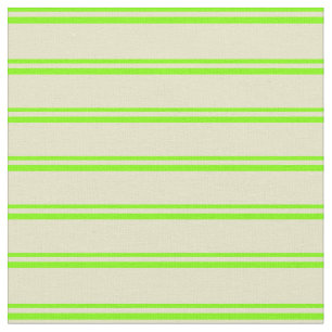 Tissu Lignes Chartreuse & Pale Goldenrod