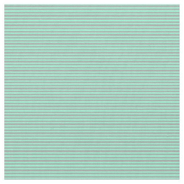 Tissu Lignes couleur Aquamarine et gris foncé (Fermer)