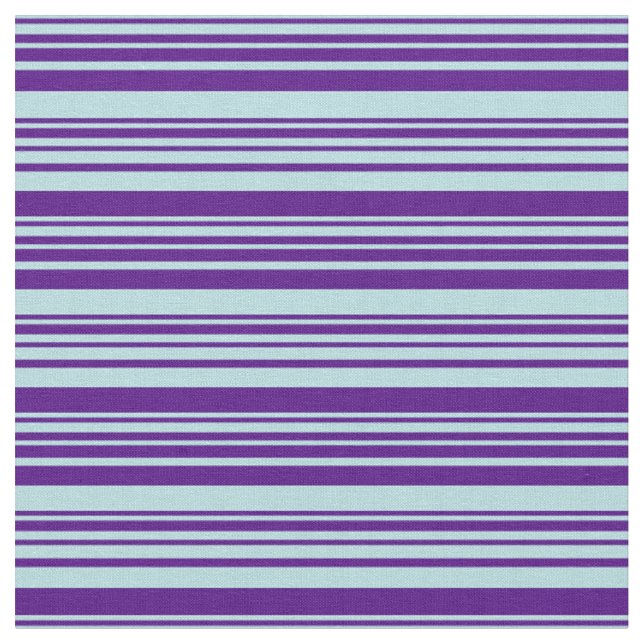Tissu Lignes couleur bleu poudre et indigo (Fermer)