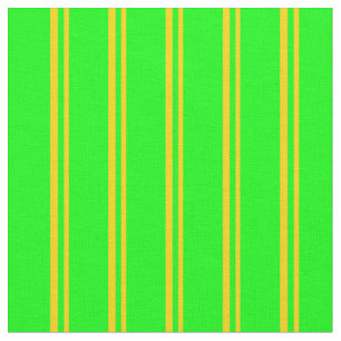 Tissu Lignes couleur jaune et citron vert