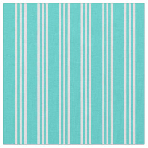 Tissu Lignes couleur turquoise et lavande